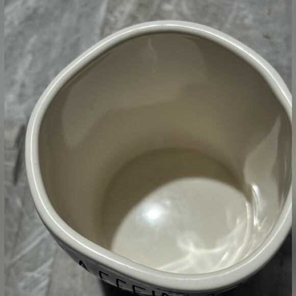 Rae Dunn Caffeinate and Educate coffee mug - Picture 5 of 7